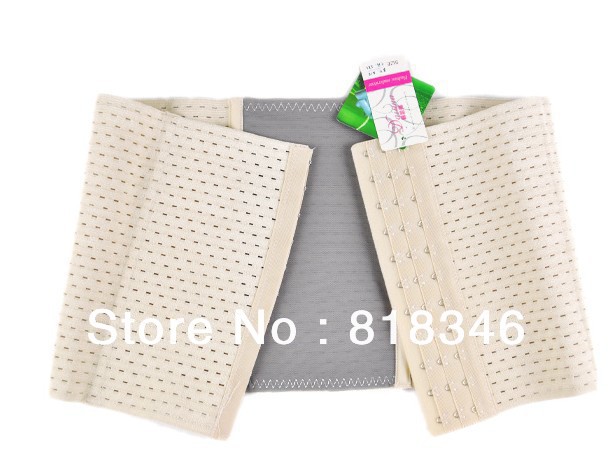 B&H13A3 free ship 60pcs women Bamboo Shaper Invisible Thinner body building Charcoal Breathable japan Tummy Waist Slimming Belt
