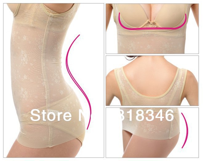 B&H5613 Free EMS 50pcs 2013 Slimming Body Shaper Underbust firm Tummy Vest ShapeWear Waspie Women's Body Seamless Bodysuits