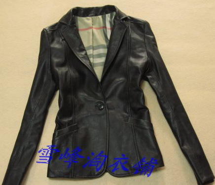 B soft sheepskin women's genuine leather suit leather clothing FedEx free shipping