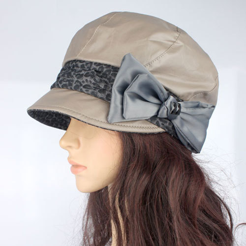 B010 bow women's fashion cap fashion women's octagonal cap sun-shading beret hat