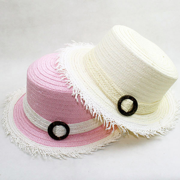 B12024 moben small dome strawhat papyral hat summer women's sun hat