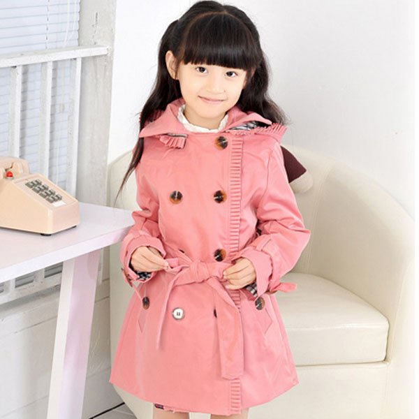 B2W2 baby's coat children's clothing babys wrap girl's light pink outwear,R0445