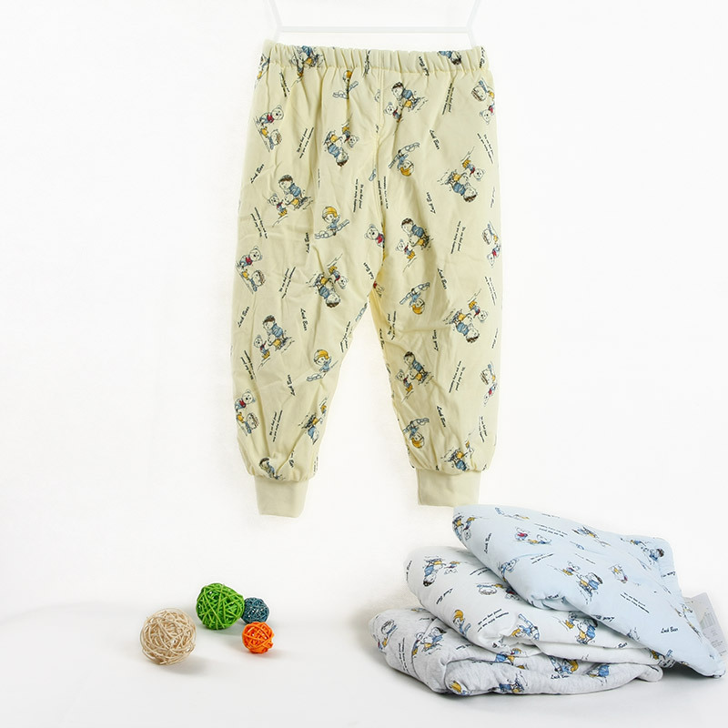 Baby autumn and winter long johns panties long trousers child thickening thermal pajama pants male child female child