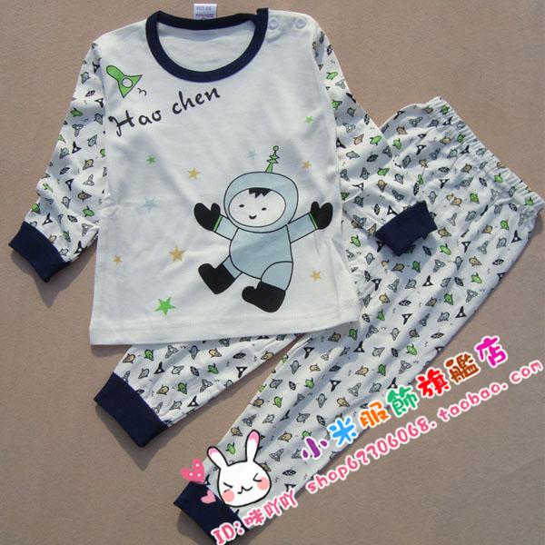 Baby clothes bamboo fibre baby underwear set newborn thermal sleepwear child clothes