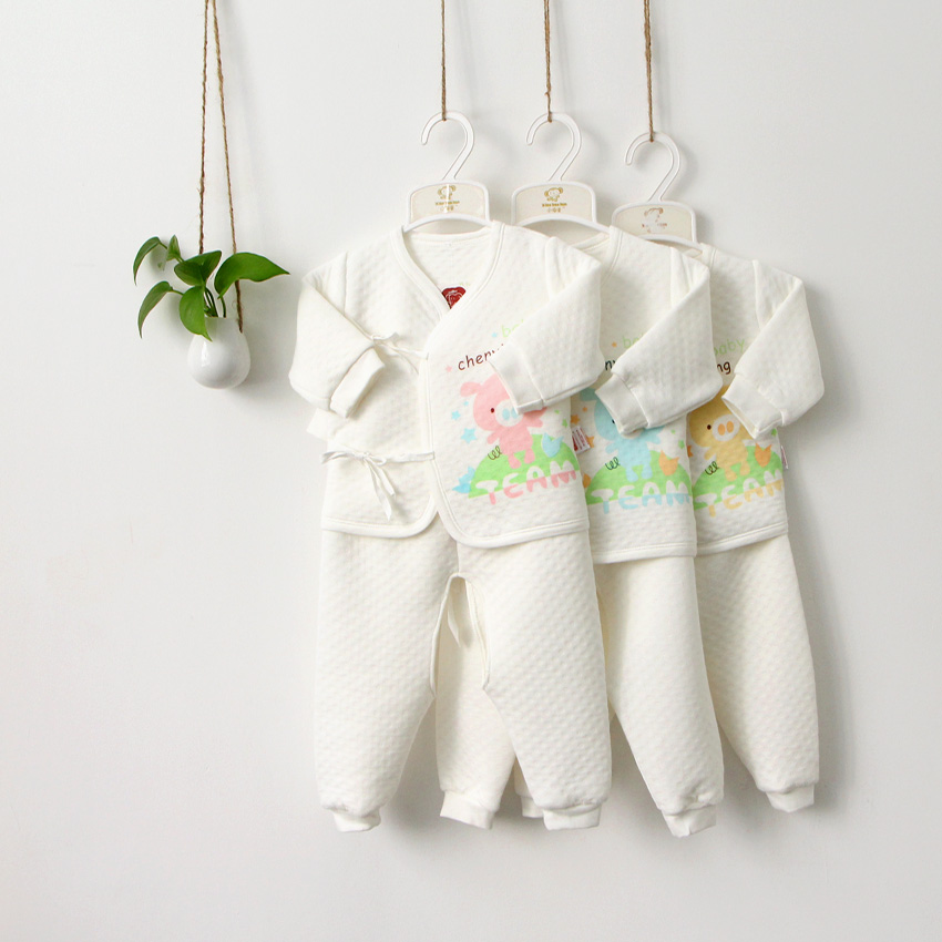 Baby clothing newborn thermal underwear set newborn baby clothes monk clothes autumn and winter