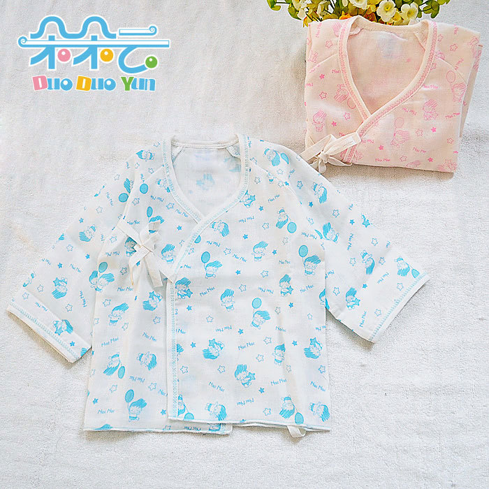 Baby cute children's clothing baby 100% cotton gauze underwear baby monk clothes top children's clothing