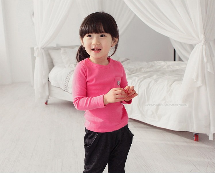 baby girls&boys fleeces sweaters solid color style fleeces long sleeves T-shirt pattern fleeces 2 colors jackets  free shipping