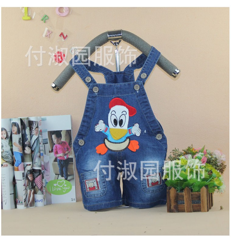 baby kids overalls panties  fit 0-3yrs girls boys children jeans shorts trourse clothing 3pcs/lot 3size same color free shipping