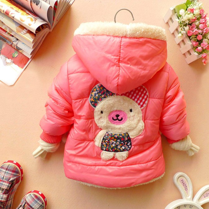 Baby outerwear trench female child thick sweatshirt children's clothing baby clothes wadded jacket cotton-padded jacket 2012