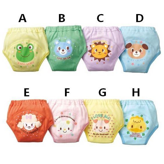 Baby Panties Shorts Water Proof Baby Learning Pants Training Pants Training Bread Pants 100% cotton male child female