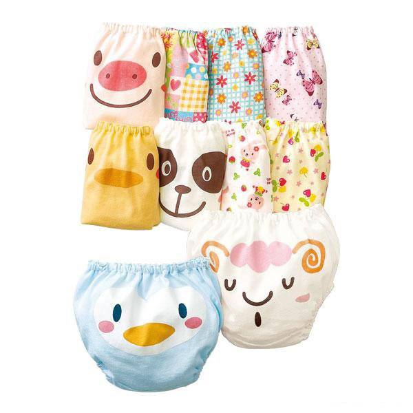 Baby panties thin infant newborn supplies single tier learning pants 100% cotton bread pants