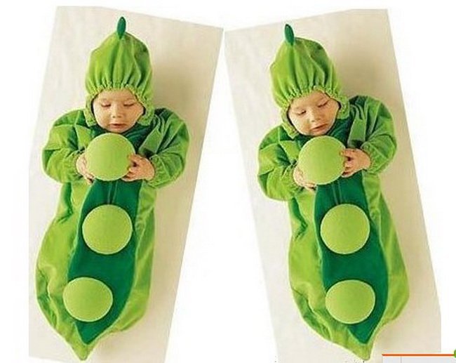 Baby Pea Sleeping Bag  Banana sleep bags FLEECE Infant Children's green yellow
