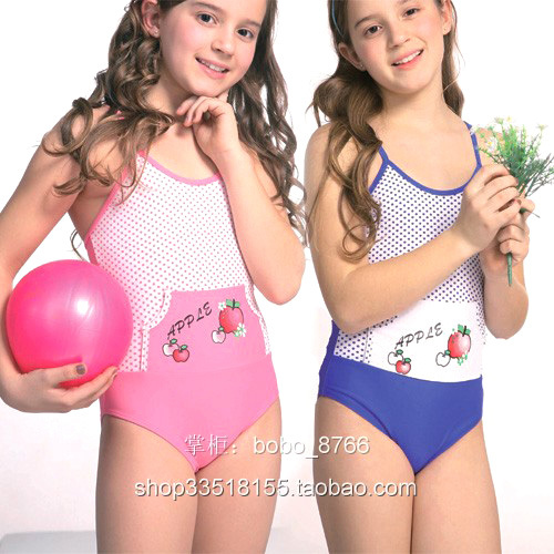 Baby swimwear female one piece triangle child female child girl swimwear swimsuit children's clothing infant