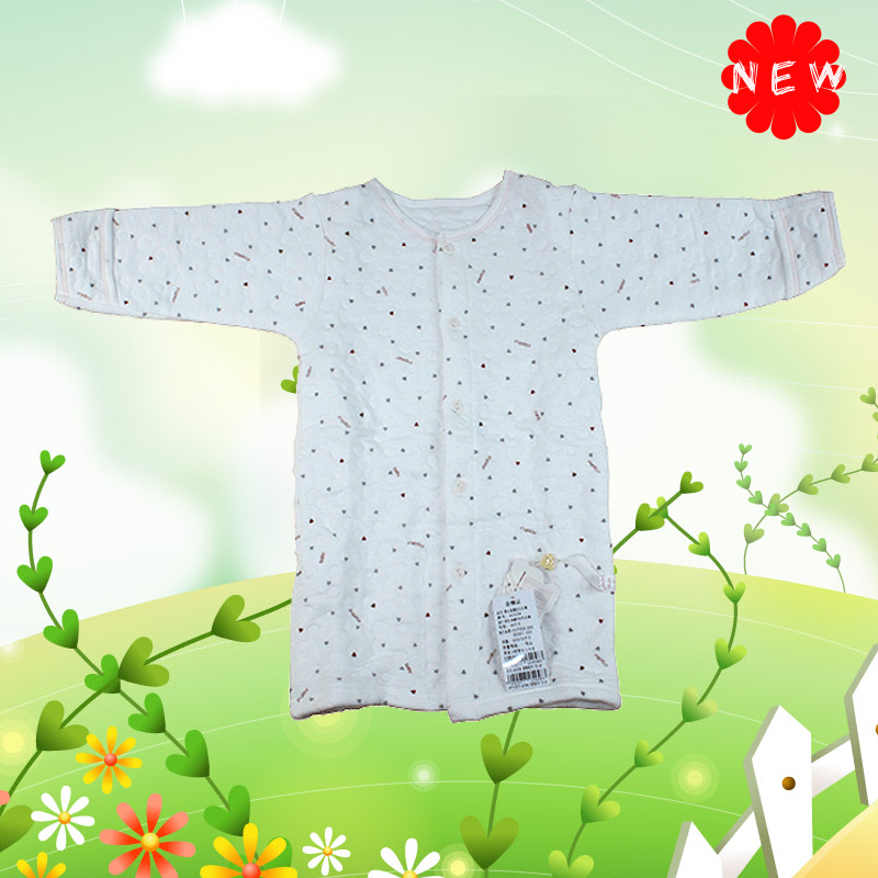 Baby thickening thermal plus size long design sleepwear robe 5457 5458