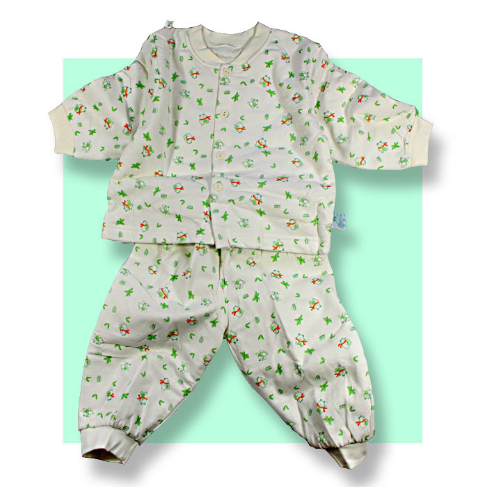 Baby thickening thermal underwear set baby thin cotton-padded jacket 2012