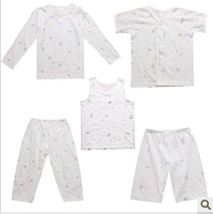 Baby underwear long-sleeve top trousers short-sleeve top shorts vest
