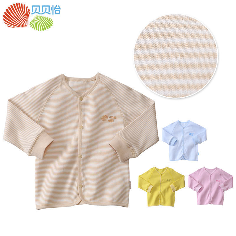 Baby underwear male long johns 100% cotton newborn clothes autumn and winter sleepwear top 312