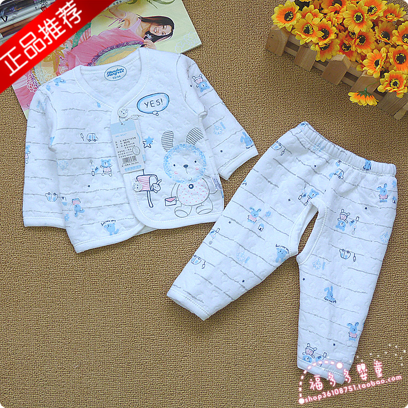 Baby underwear set 100% cotton baby underwear 100% cotton newborn thermal underwear autumn and winter