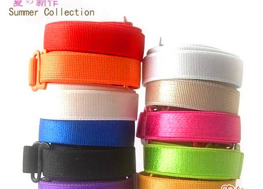 Bag colorful shiny pectoral girdle invisible tape solid color comfortable underwear bra shoulder strap flat a pair