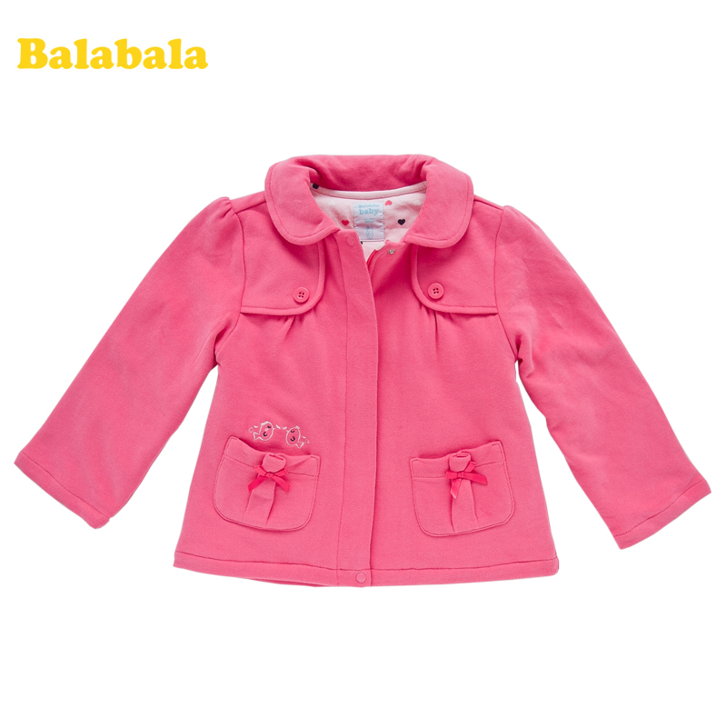 BALABALA balabala2013 children's clothing outerwear thickening all-match female chiddler outerwear +A
