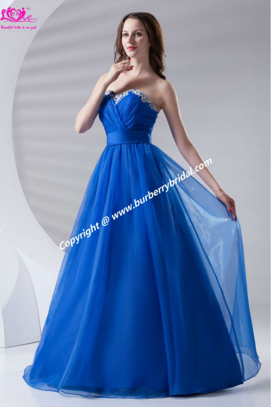 Ball Gown Sweetheart Beads Organza Woman Elegant Fashion Prom Dresses Evening Party Celebrate Dress Gowns