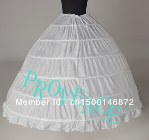 Ball Gown White Tulle 3 hoops 2 Layers Bridal Petticoat  Z-118