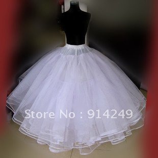 Ball Gown White Tulle Ruffle Ribbon Edge Mini Homecoming  Dresses Bridal Petticoat