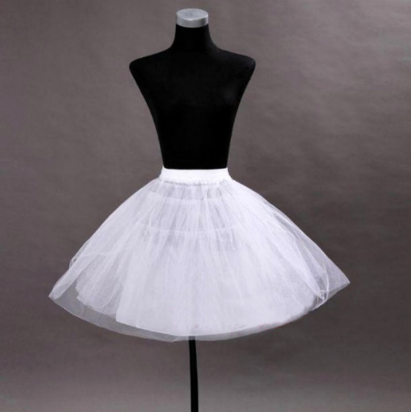 Ballet white small short skirt pannier elastic strap small short skirt slip q04