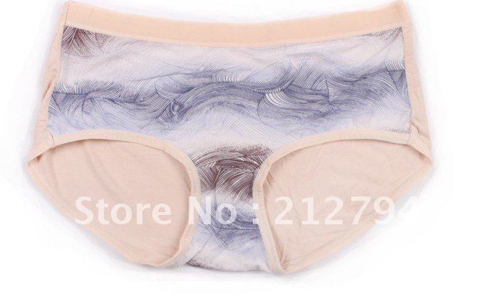 Bamboo charcoal fabrics Lady health lingerie  Comfortable leisure triangle pants for women