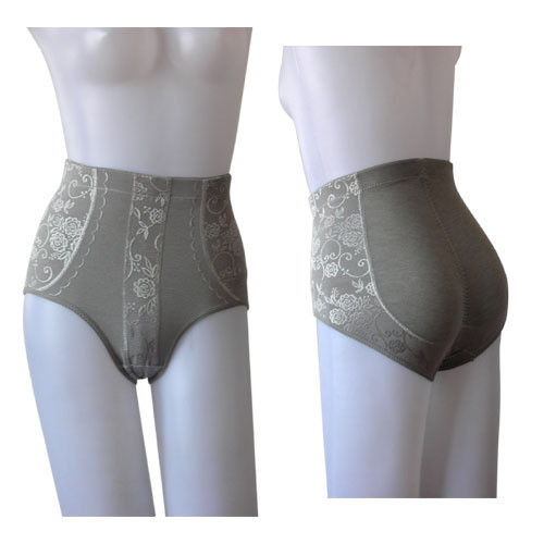 Bamboo charcoal fiber comfortable and breathable butt-lifting abdomen drawing pants briefs 0931 grey body shaping pants 22