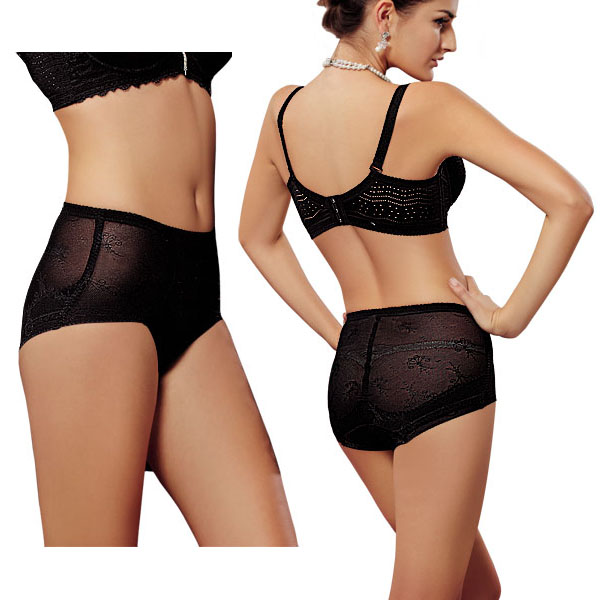 Bamboo charcoal fiber magnetic vitality collagen drawing butt-lifting abdomen body shaping pants beauty care pants plastic pants