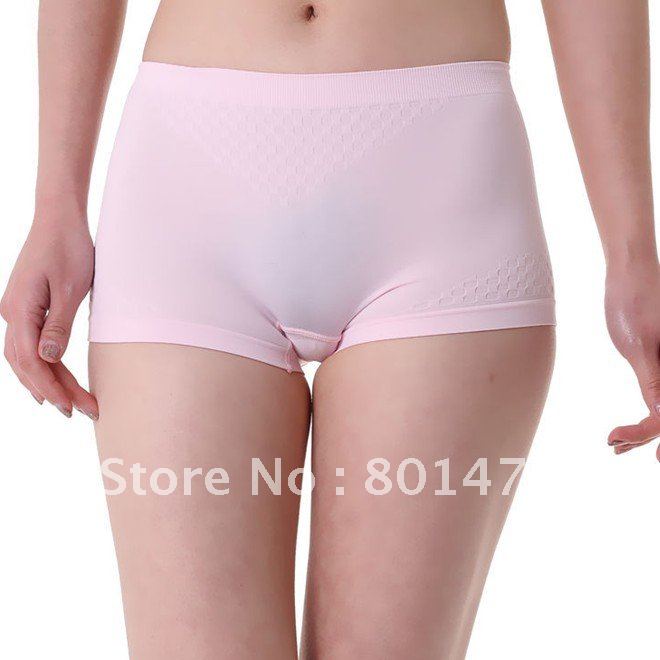 Bamboo fiber embroidery printing flounced women's underwear 116