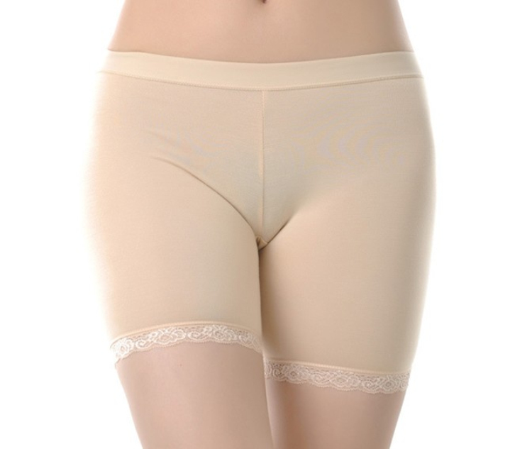 Bamboo Fiber Legging Underpants Pajama Pants Safety Underwear Avoid Wardrobe Malfunction Boxers Free Shipping