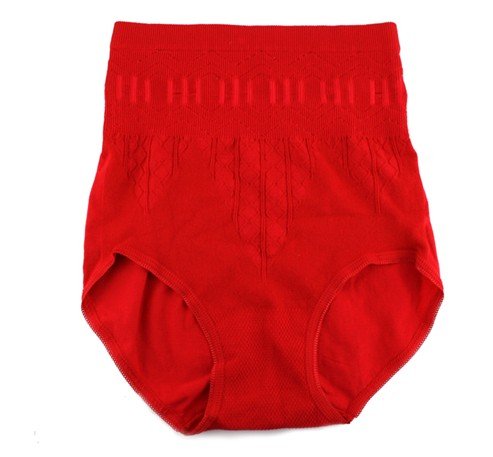 Bamboo Fiber Panties High Waist Shaping Body  Seamless Women's Underwear Briefs Knickers  sku: 900852-510010E
