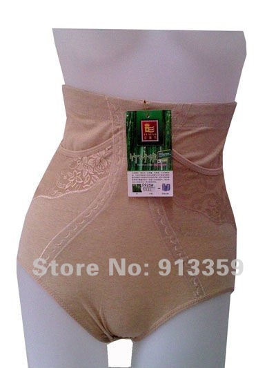 Bamboo fiber   Summer Thin Ventilation Jacquard Corset Pants,Body Shaping Beauty Slimming Pants