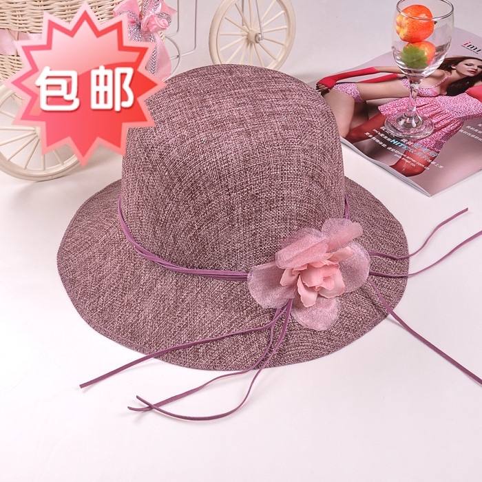 Bamboo fibre linen sunbonnet travel cap fashion cap bucket hat sun hat