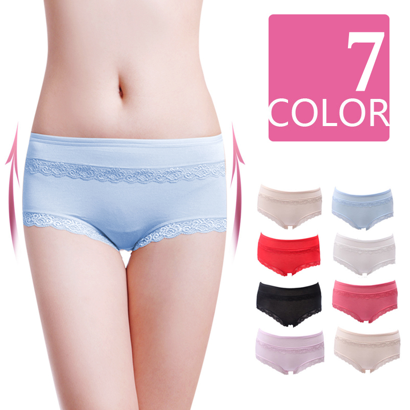 Bamboo fibre panties women's trigonometric panties antibiotic breathable female panties