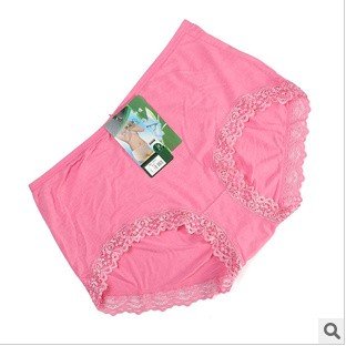 Bamboo fibre shorts ladies' underwear wholesale high waist big bud silk