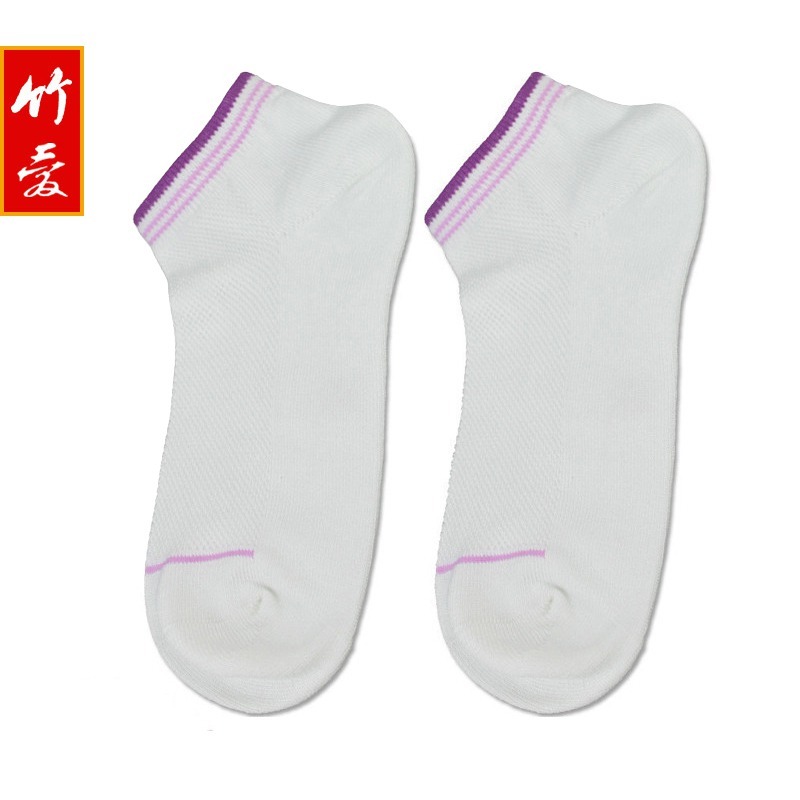 Bamboo fibre socks women's sock slippers antibiotic breathable sock w201