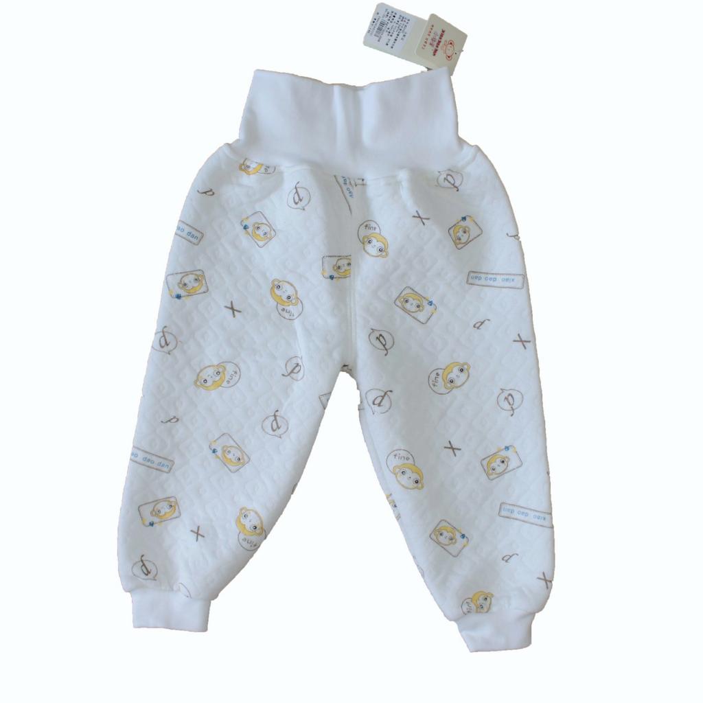 Bamboo fibre thermal high waist dual pants baby warm pants child warm pants 6 - 18 baby