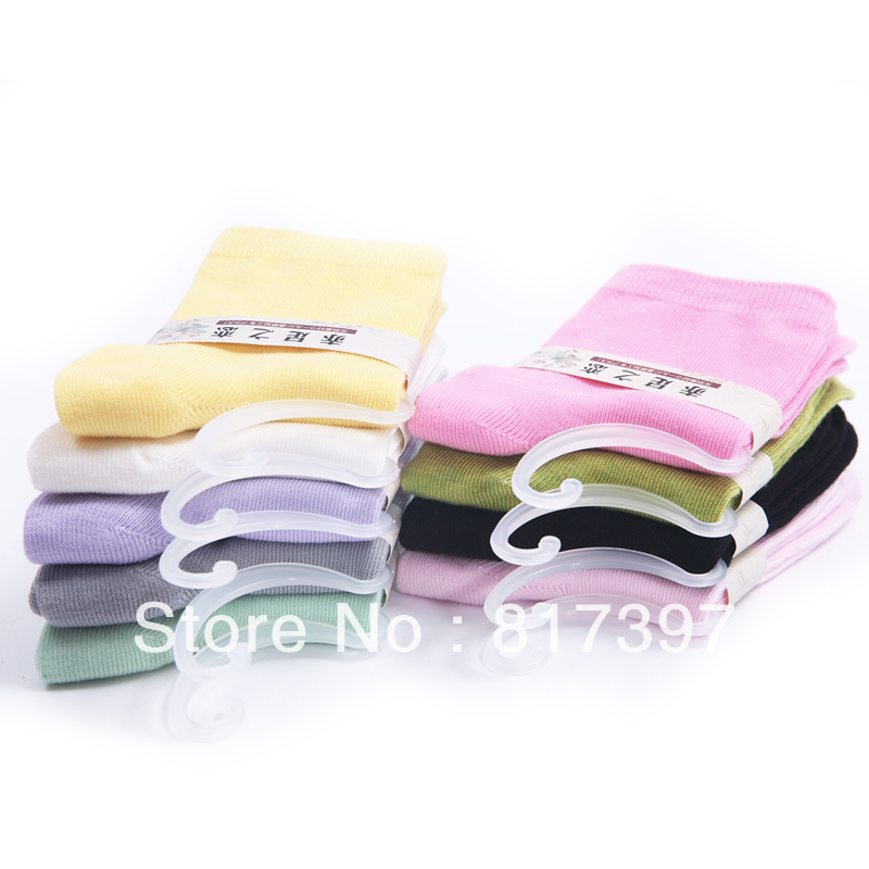 Barefoot socks female 100% cotton autumn moisture wicking thick casual socks