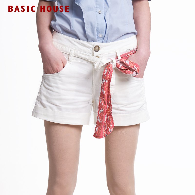 BASIC HOUSE Women small fresh shorts hlpt324c