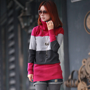 Basic turtleneck sweater basic shirt one-piece dress skirt medium-long basic women's spring 2013