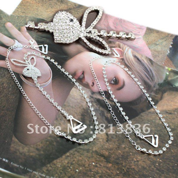 BB172-061!Min Order is USD10!Rhinestone Imitation Diamond Shoulder Brassiere Strap Crystal Fashion Intimates Decoration