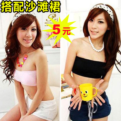 Beach dress tube top all-match tube top women's underwear tube top tube top