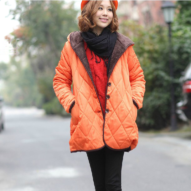 Bear maternity cotton-padded jacket double thickening maternity wadded jacket overcoat outerwear winter maternity clothing