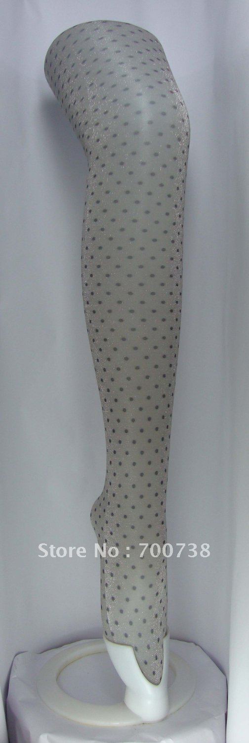beautifu  hyaline panty hose in 2013 with dot pattern