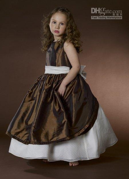 Beautiful flower girl dress,kids dress,Ladybug,FG300 Toddler Brithday Dress