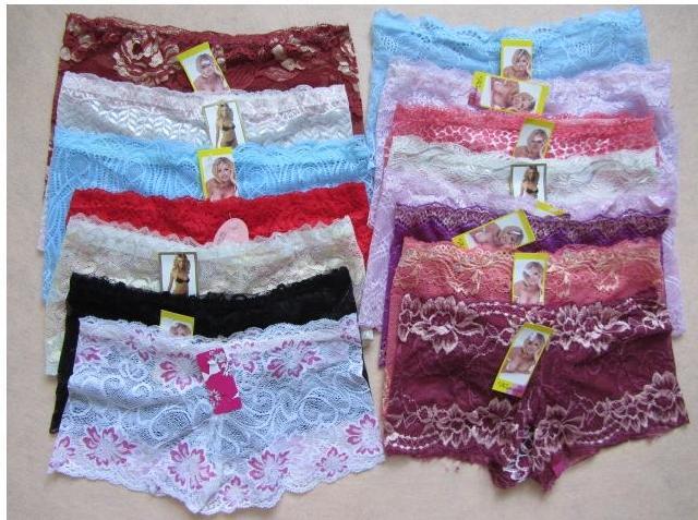 Beautiful lace decoration transparent sexy panty lace women's boxer panties pants 2012 Free Shipping