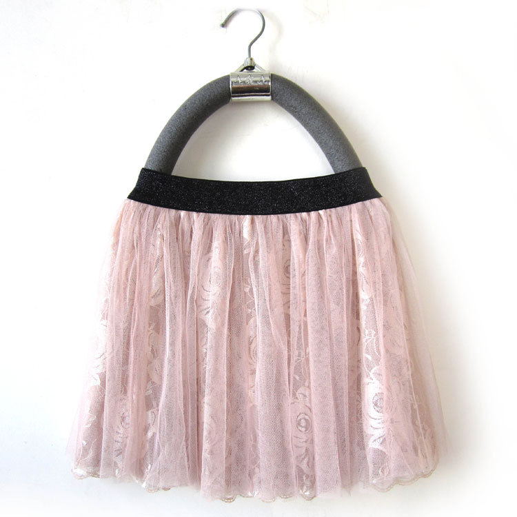 Beautiful mesh rose lace princess dress short skirt bust skirt laciness small short skirt 2 Leather fashion